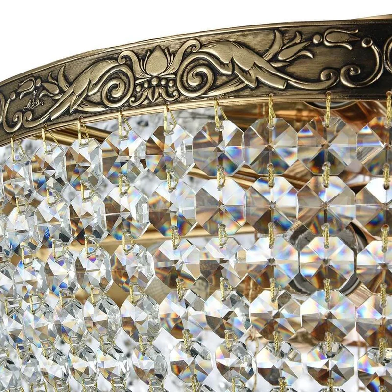 Palace Deckenleuchte Metall Antik-Gold
