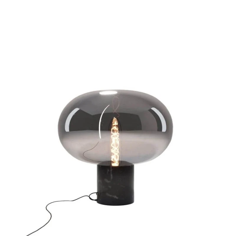 Tischleuchte Moonstone Marmor Ø 45cm