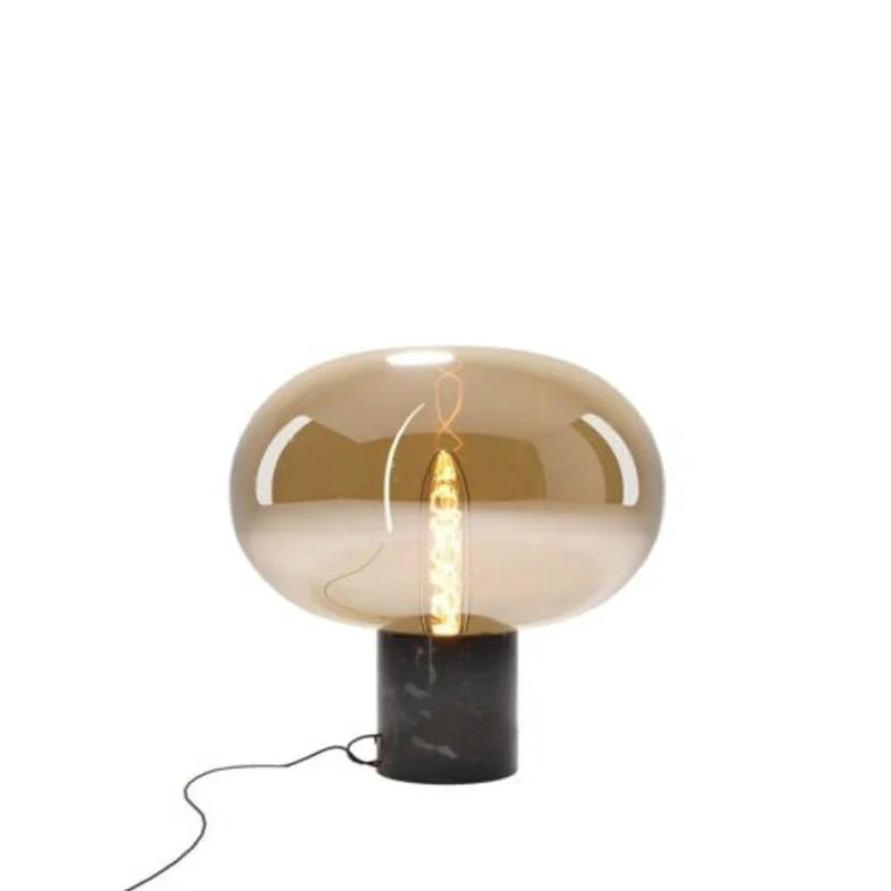 Tischleuchte Moonstone Marmor Ø 45cm