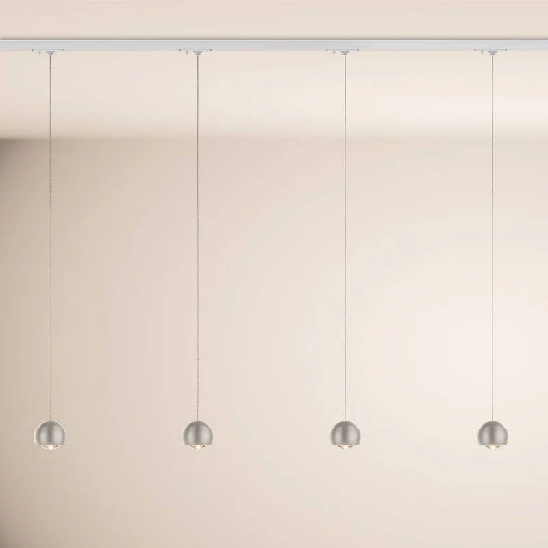 s.luce Beam LED Hängeleuchte 1-Phasen-Schienensystem Endeinspeiser