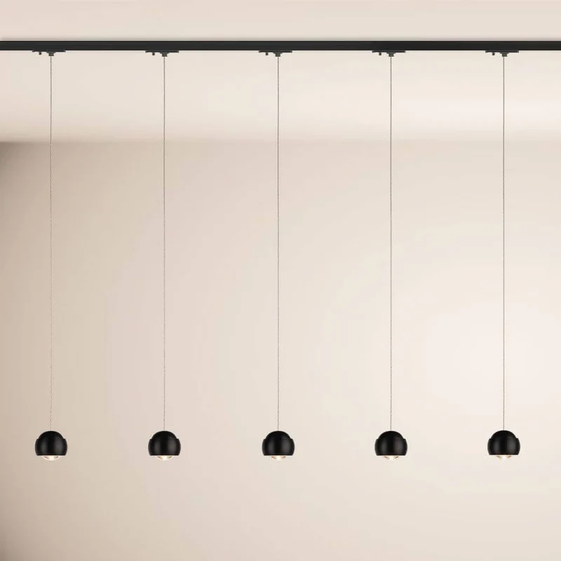 s.luce Beam LED Hängeleuchte 1-Phasen-Schienensystem Endeinspeiser