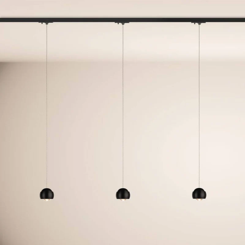 s.luce Beam LED Hängelampe 1-Phasen-Schienensystem Mitteleinspeiser