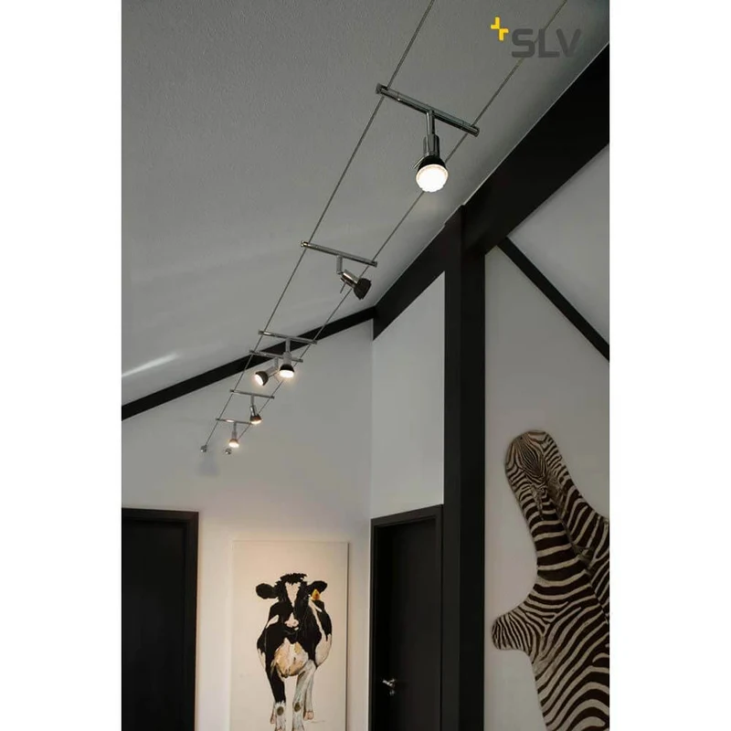 Syros Seilleuchte für Tenseo 12V-Seilsystem QR-C51 Chrom