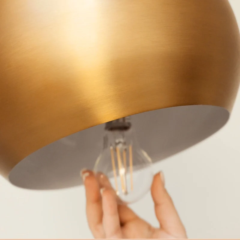 s.luce Ball Esstisch-Hängeleuchte Ø 30cm drehbarer Schirm 160cm Baldachin