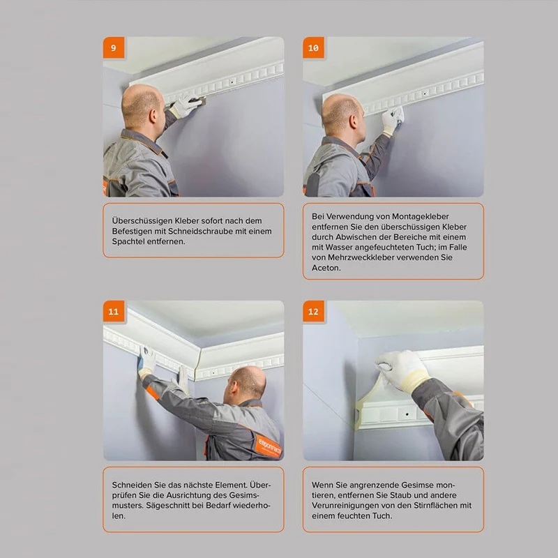Dekor Lichtvouten-Profil 118cm für indirekte LED Beleuchtung