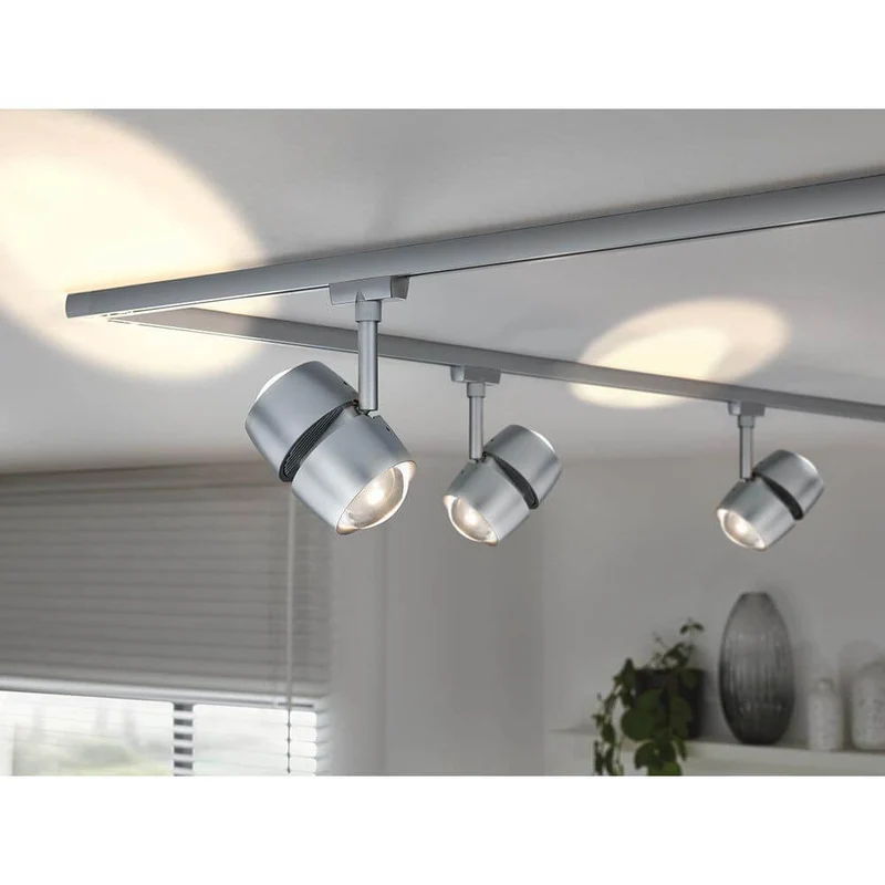 U-Rail LED Schienenspot Oculus Einzelspot Dimmbar Chrom-Matt