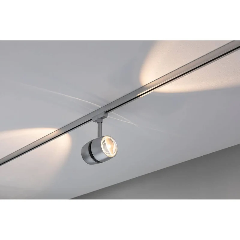 U-Rail LED Schienenspot Oculus Einzelspot Dimmbar Chrom-Matt