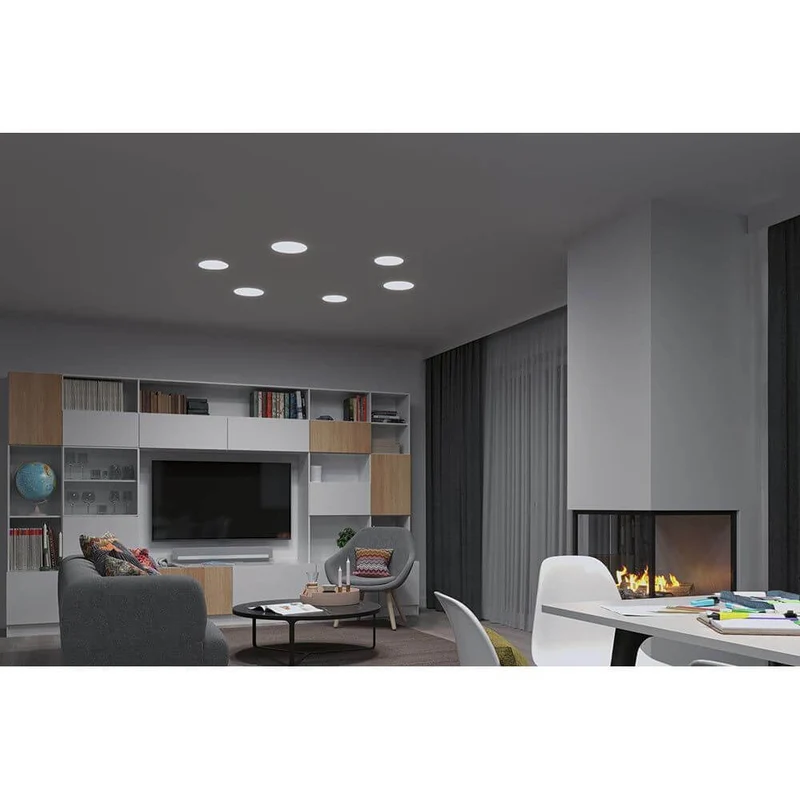 VariFit LED Einbaupanel Smart Home Zigbee Veluna Ø 18,5cm