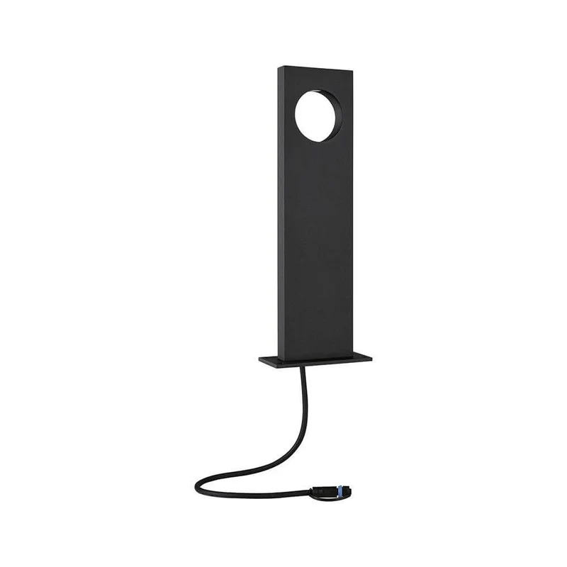Plug & Shine LED Pollerleuchte Ivo IP65 Grau