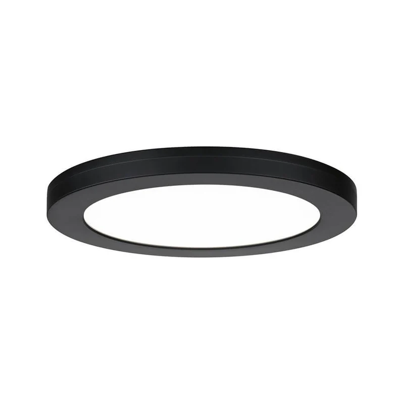 LED Einbaupanel 2 in 1 Cover-it Rund Schwarz