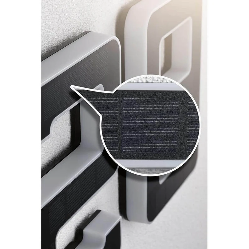 Solar LED Hausnummernleuchte Nummer 0