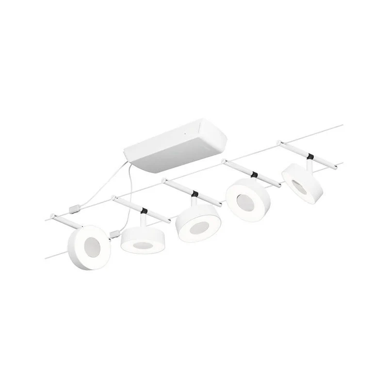CorDuo LED Seilsystem Circle Basis-Set Weiß, Chrom