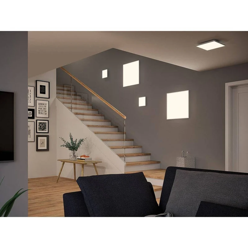 LED Panel Smart Home Zigbee Velora Quadratisch Weiß-Matt