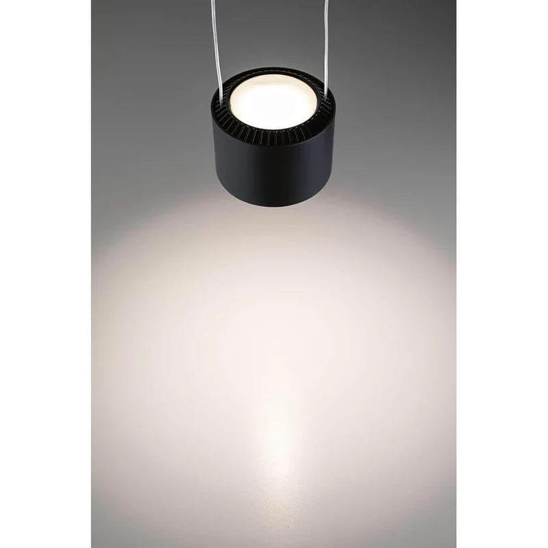 U-Rail LED Schienen Pendelleuchte Aldan Schwarz-Matt