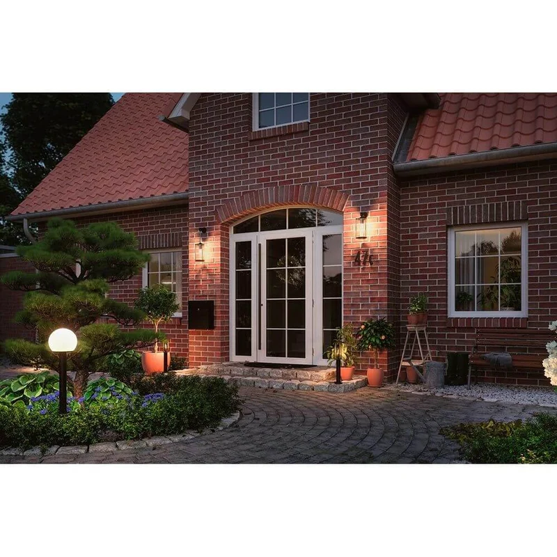 Plug & Shine LED Pollerleuchte Classic Anthrazit