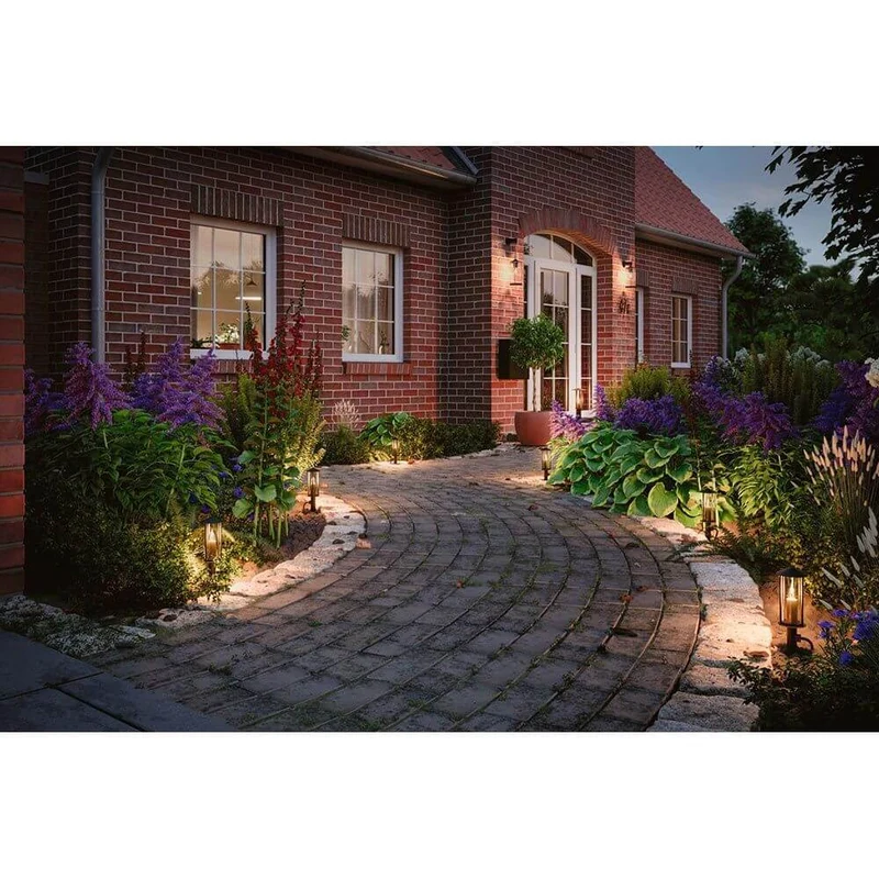 Plug & Shine LED Pollerleuchte Classic Anthrazit