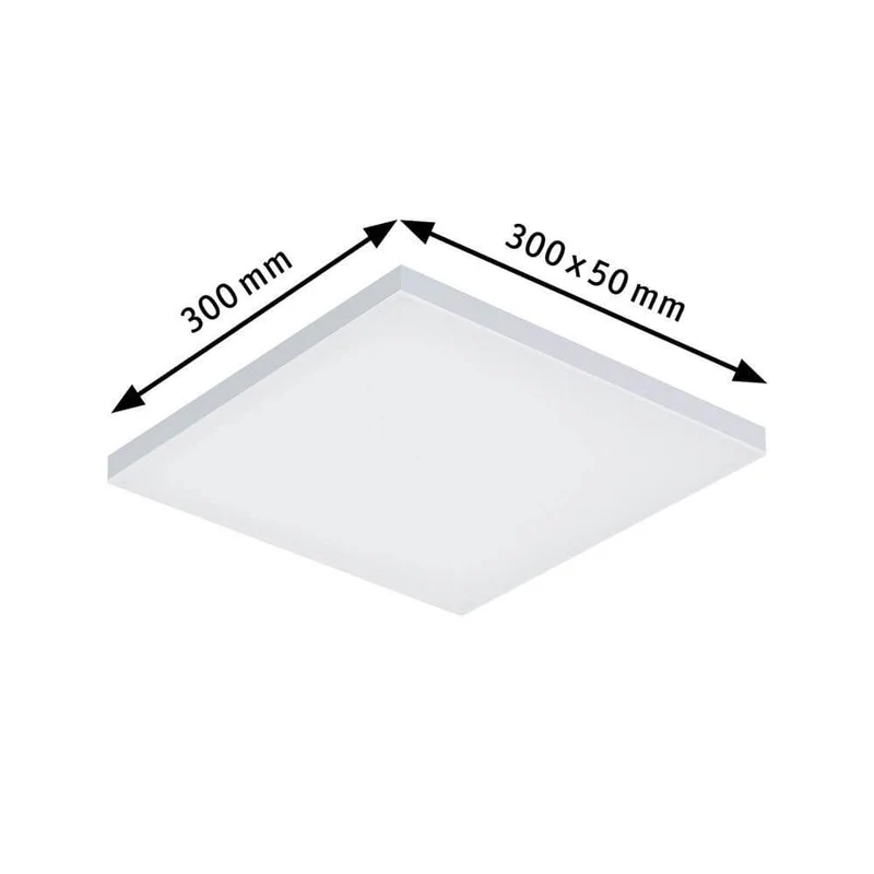 LED Decken und Wand Panel Velora Weiß-Matt