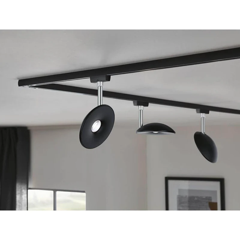 U-Rail LED Schienenspot Sphere Einzelspot Dimmbar Schwarz-Matt