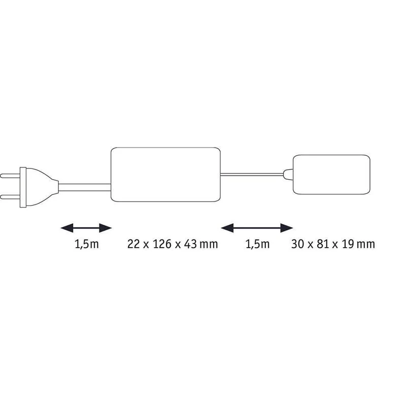 Clever LED Spot Disc Weiß 12W Weiß-Matt