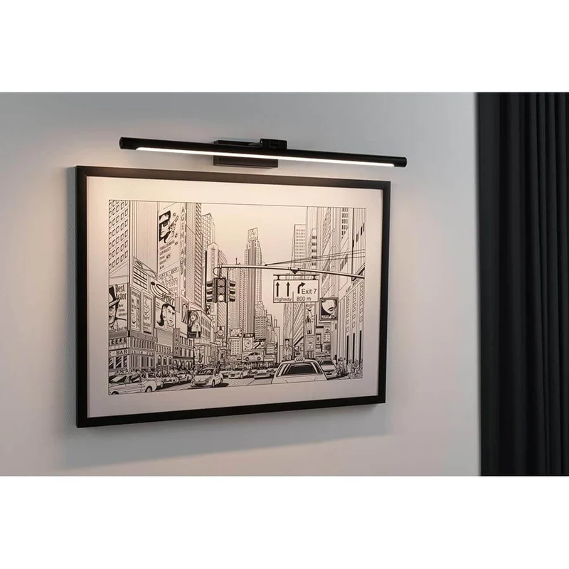 LED Spiegel- & Bilderleuchte Mingo IP65 Schwarz