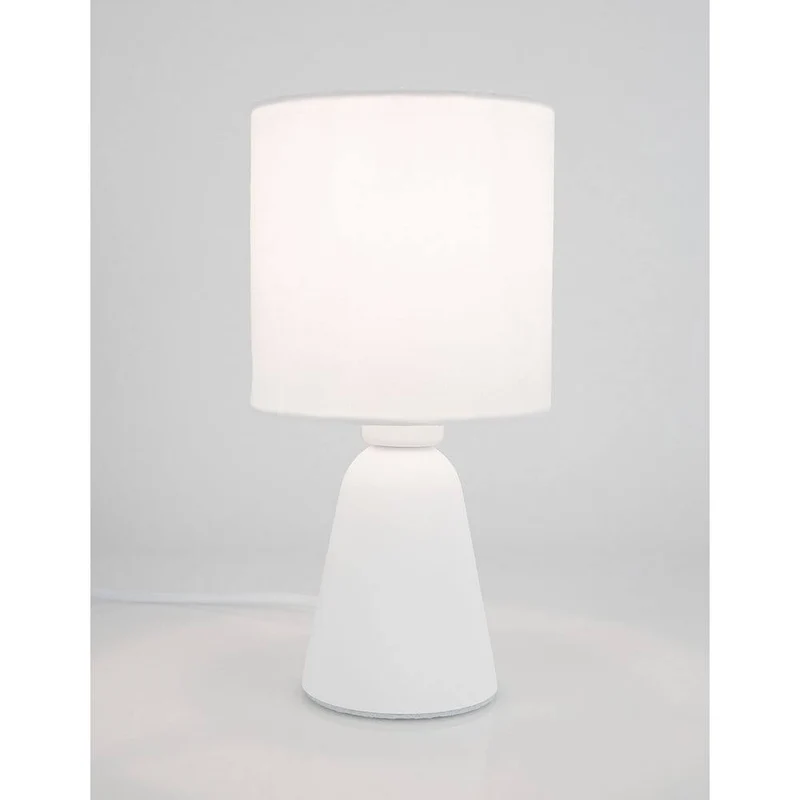 Orion Gips Tischlampe Weiß