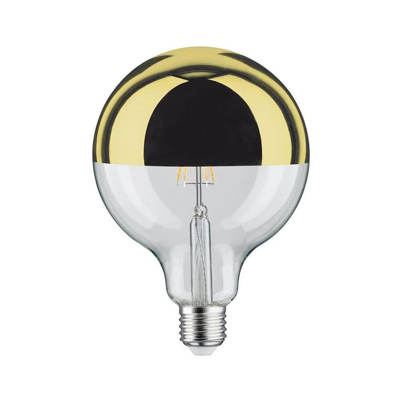 E27 6,5W LED Globe Kopfspiegel 2700K Dimmbar Gold