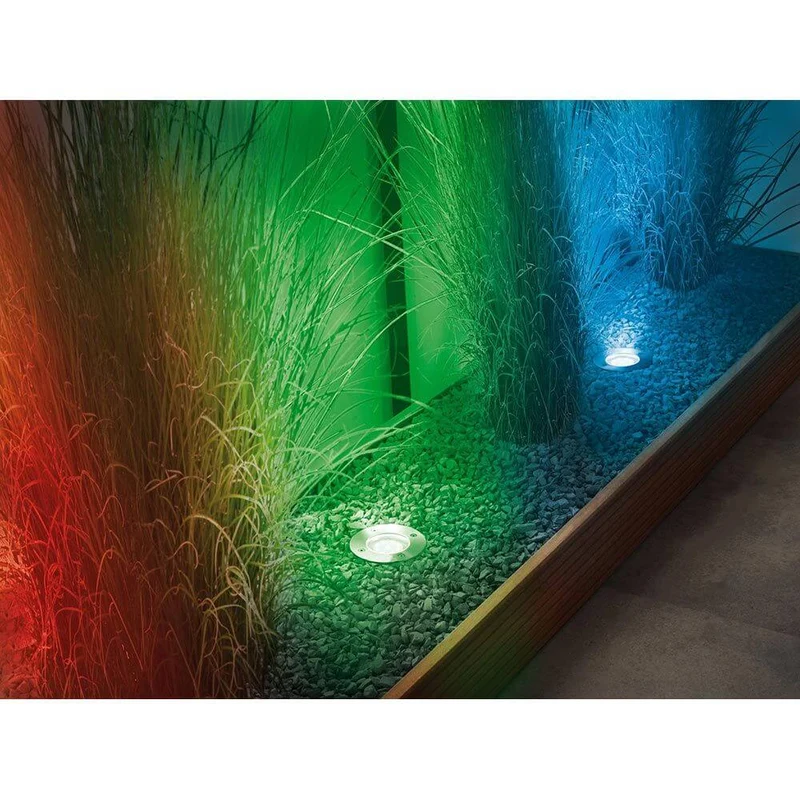 Plug & Shine LED Bodeneinbauleuchten Set Smart Home Zigbee RGBW