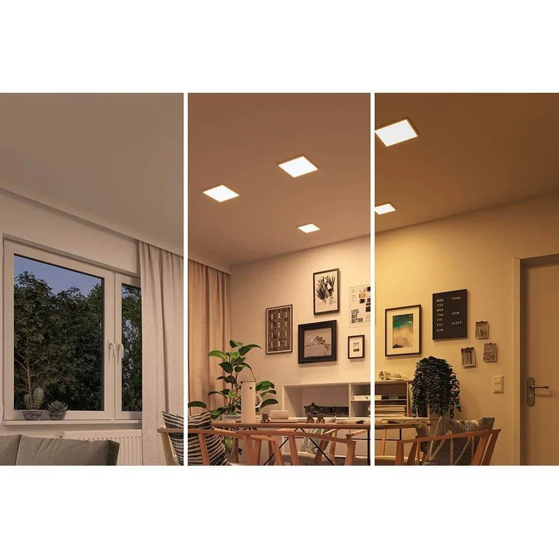 VariFit LED Einbaupanel Areo Dim-to-Warm CCT Weiß-Matt