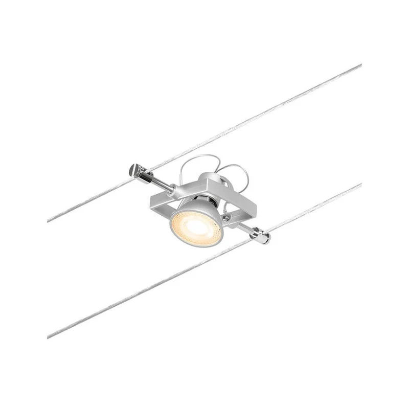 CorDuo Seilsystem Mac II Einzelspot Chrom-Matt