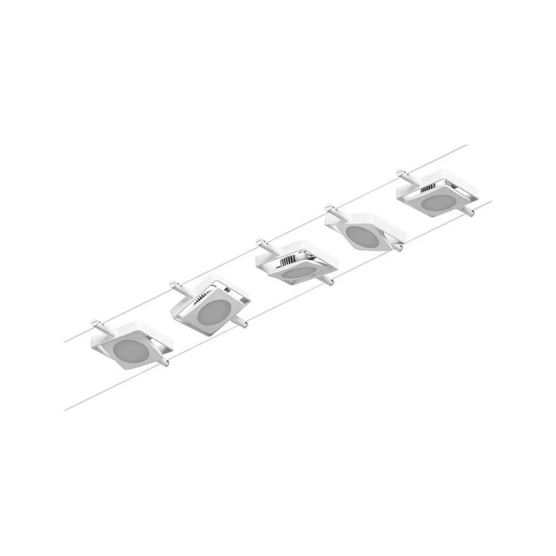 CorDuo LED Seilsystem Mac Basis-Set Weiß, Chrom