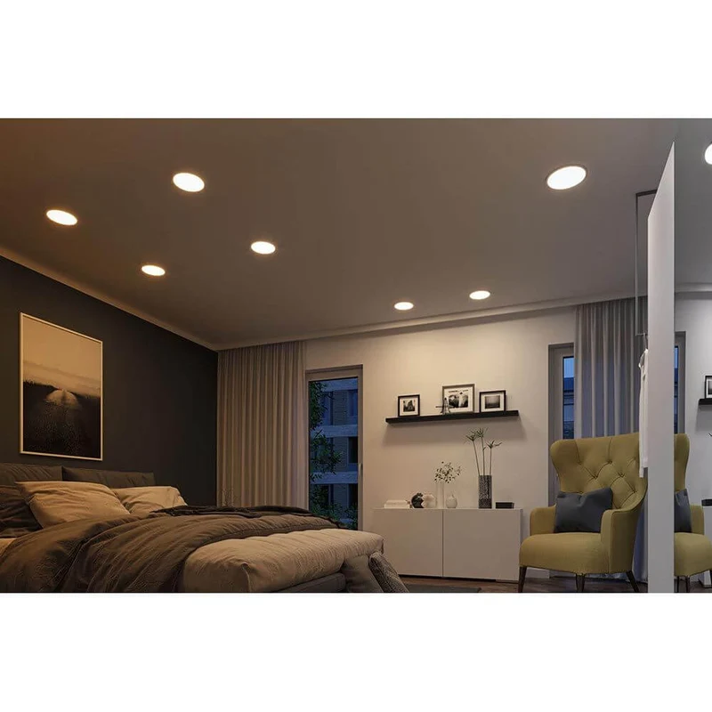 VariFit LED Einbaupanel Dim-to-Warm Areo CCT Weiß-Matt