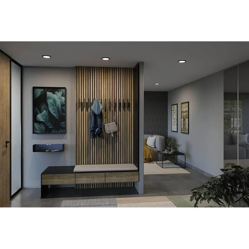 VariFit LED Einbaupanel Areo Rund Ø 11,8 Schwarz
