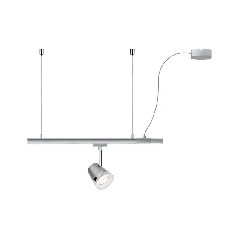 U-Rail Einspeisung 2m Kabel Chrom-Matt