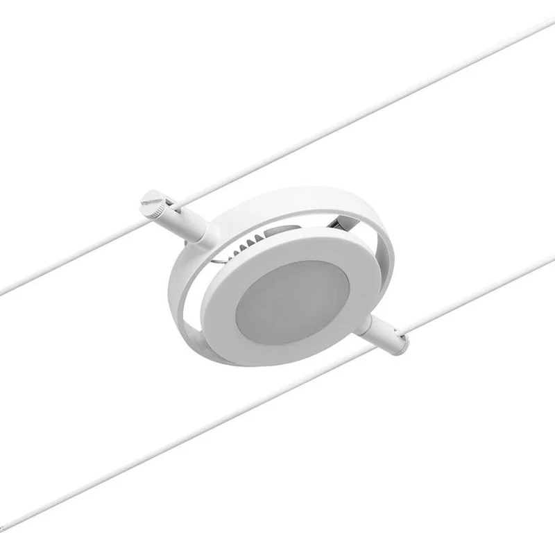 CorDuo LED Seilsystem Round Mac Basis-Set Weiß, Chrom