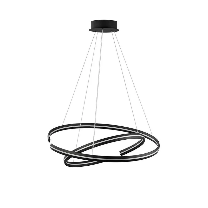 Torrente LED Hängelampe 3422lm Schwarz