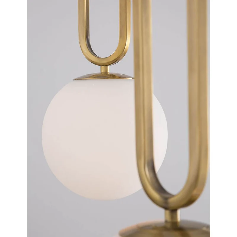Grus Hängelampe Kugel, Opal