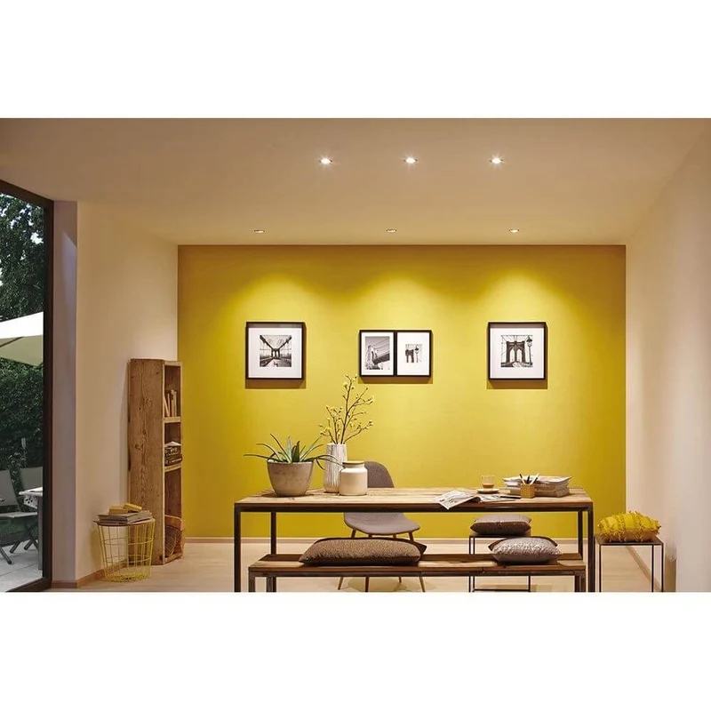 LED Einbauleuchte 3er-Set schwenkbar Rund 8,2cm Chrom-Matt