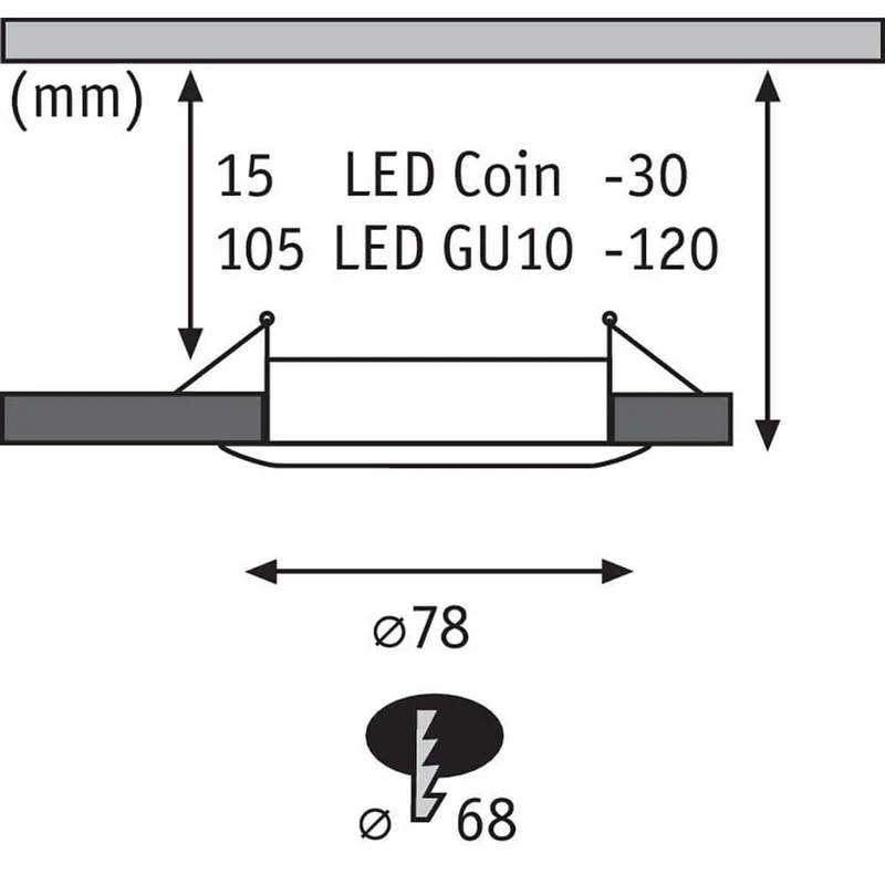 Einbauringe 3er Basis-Set Choose Starr Alu-Gedreht