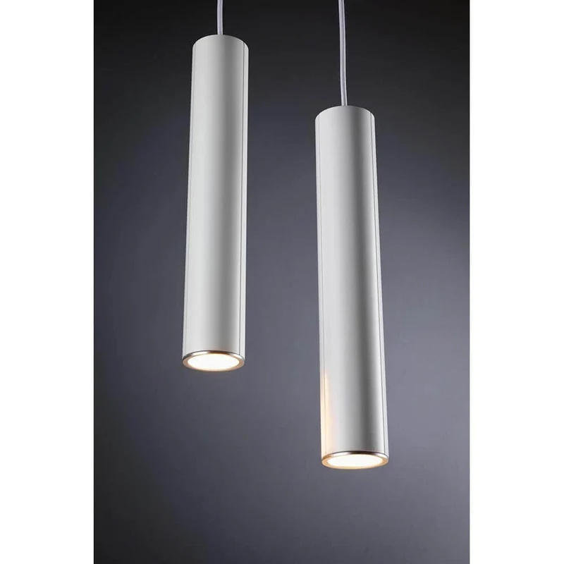 U-Rail Schienen Pendelleuchte Catalejo Chrom, Matt-Weiß