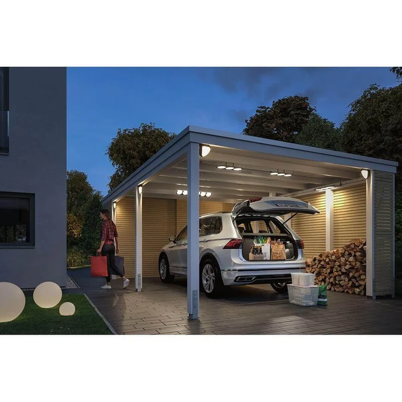 Park + Light LED Außenwandleuchte Ikosea Anthrazit