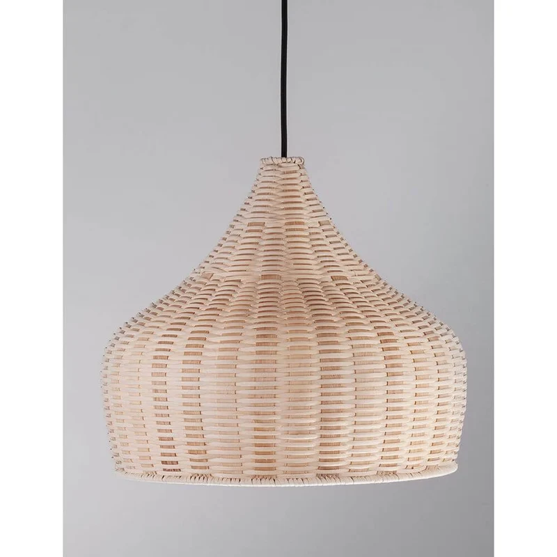 Mia Pendelleuchte Natur Rattan Ø 38,5cm