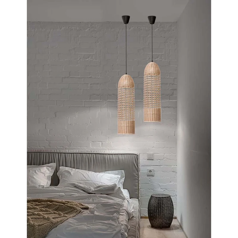 Mia Pendellampe Rattan