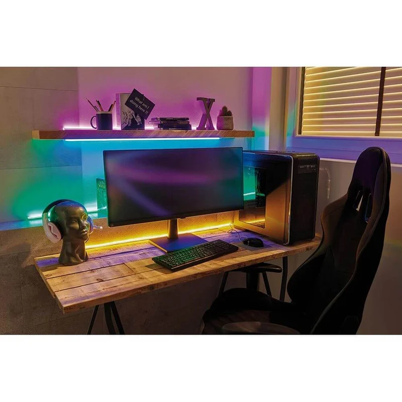 USB-LED 1m Strip Neon Colorflex Blau, Grün, Orange und Pink