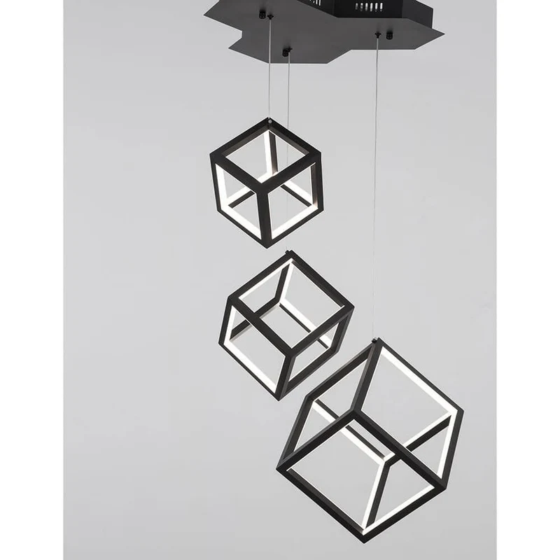 Gabbia LED Hängelampe 3 Würfel