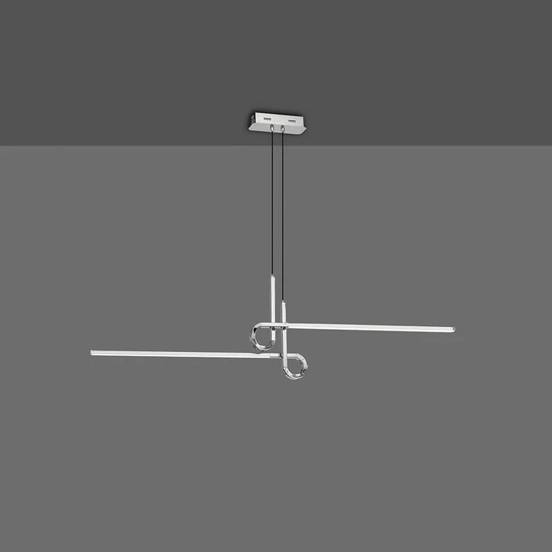 LED-Pendelleuchte Cinto geschwungen 2-flammig