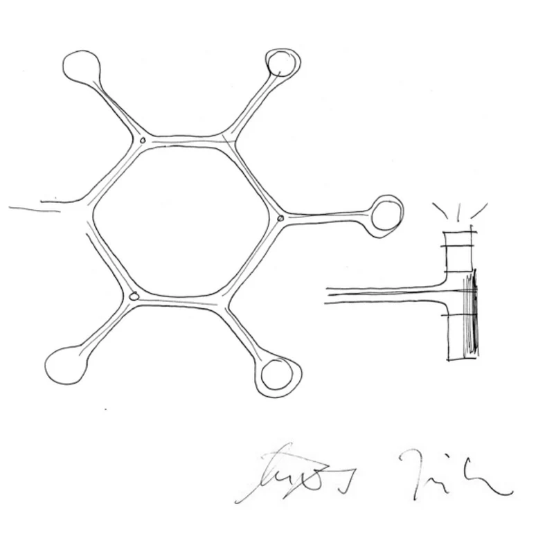 Nemo Crown Plana Pendelleuchte 10-flg. 113cm