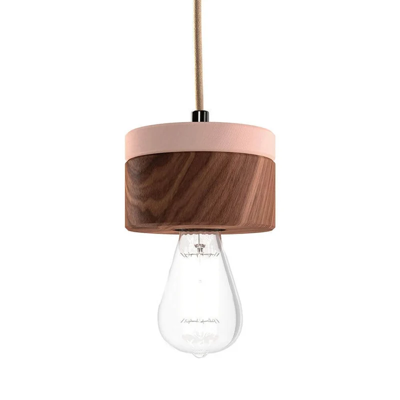 Holz Hängelampe Ø 11cm in 3 Holzarten