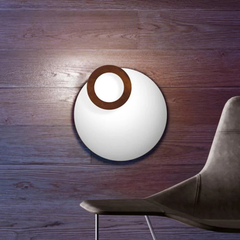 Icone LED Deckenleuchte Vera Ø 50cm Weiß, Rost