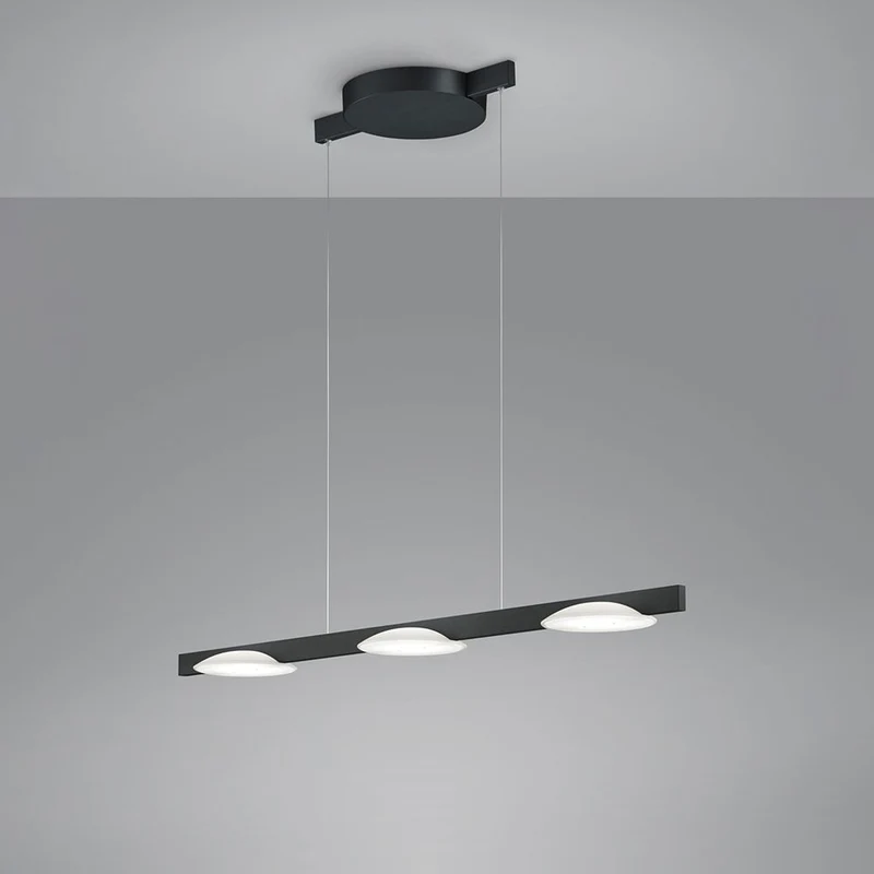 LED Pendelleuchte Pole Schwarz