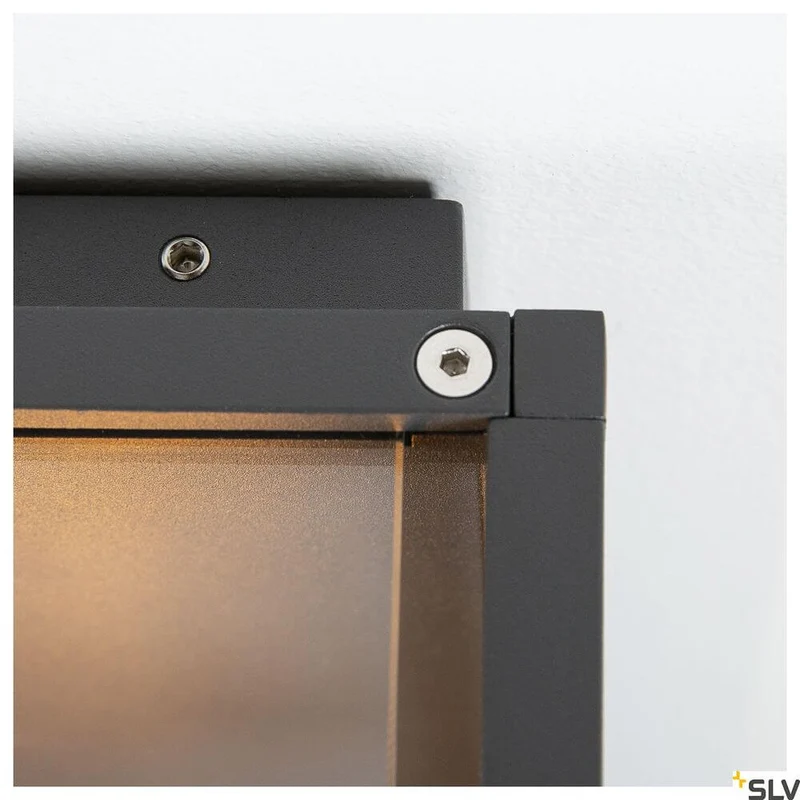Quadrulo Sensor E27 Außen-Wandlampe Anthrazit